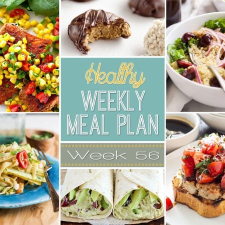 Make your life easier AND healthier! This healthy meal plan has a weeks worth of healthy recipes you can make for your family for breakfast, lunch, and dinner with a few snacks and desserts snuck in! | joyfulhealthyeats.com #family #dinnerideas #kidfriendly
