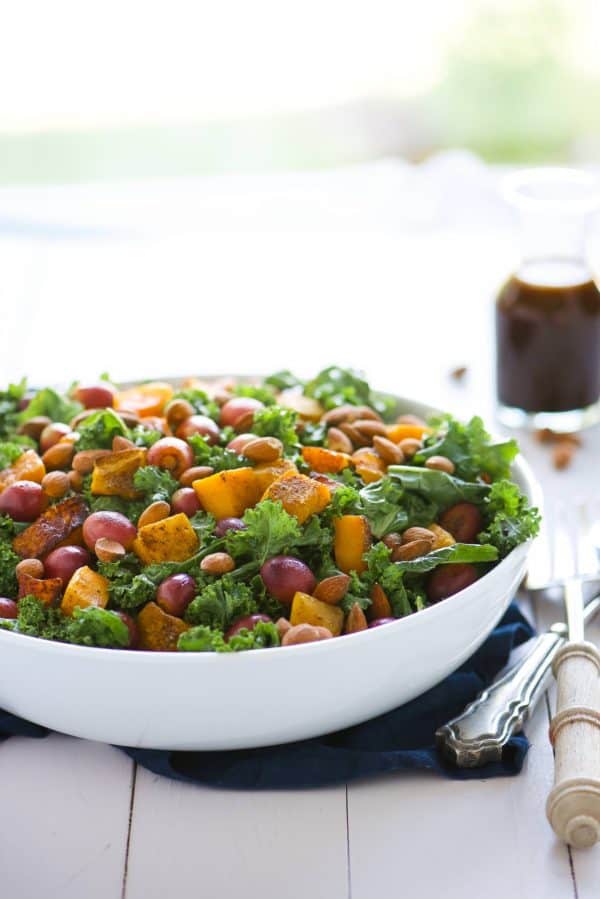 massaged-kale-salad-with-caramelized-butternut-squash-and-grapes_