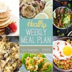 Make your life easier AND healthier with this family friendly Healthy Meal Plan! It has a weeks worth of healthy recipes that you & the kids will love! Recipes for breakfast, lunch, and dinner with a few snacks and desserts snuck in! | joyfulhealthyeats.com