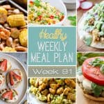 Make your life easier AND healthier with this family friendly Healthy Meal Plan! Healthy recipes that you & the kids will love for breakfast, lunch, and dinner with a few snacks and desserts snuck in!