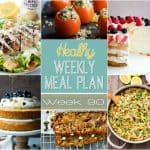 Make your life easier AND healthier with this family friendly Healthy Meal Plan! Healthy recipes that you & the kids will love for breakfast, lunch, and dinner with a few snacks and desserts snuck in!