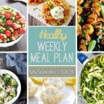 Make your life easier AND healthier with this family friendly Healthy Meal Plan! Healthy recipes that you & the kids will love for breakfast, lunch, and dinner with a few snacks and desserts snuck in!