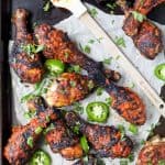 Moroccan Harissa Grilled Chicken Legs the perfect grilling recipe to wow the crowd this summer! | gluten free recipes