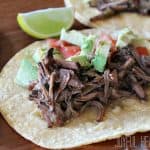Slow Cooker Chipotle Beef Barbacoa #slowcooker #beefrecipes