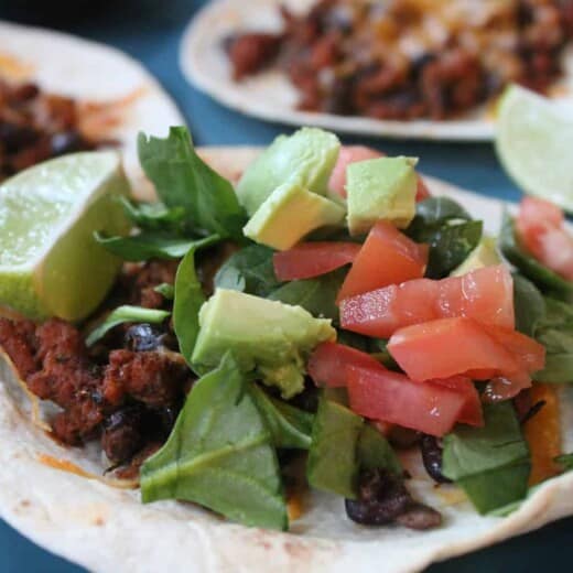 Image of Easy Ground Turkey Tostadas Recipe