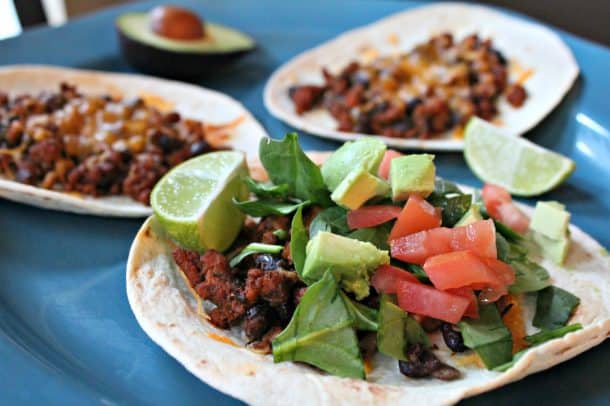 Image of Easy Ground Turkey Tostadas