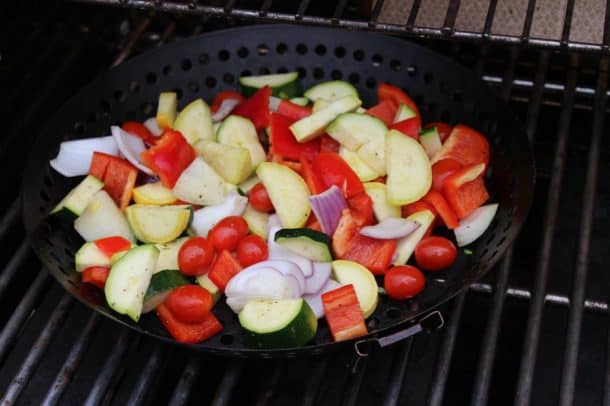 Grilled Vegetable Orzo Salad 