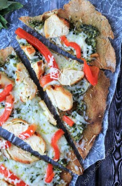 Image of Grilled Chicken Pesto Pizza