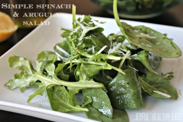 Image of a Spinach & Arugula Salad