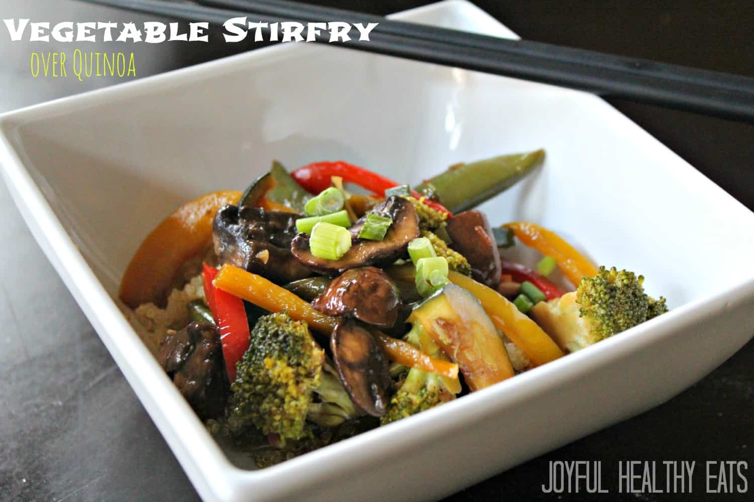 Image of Vegetable Stirfry over Quinoa