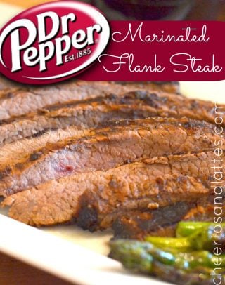 Dr. Pepper Marinated Flank Steak #drpepper #steakmarinade #steakrecipe #steak