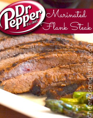 Dr. Pepper Marinated Flank Steak #drpepper #steakmarinade #steakrecipe #steak