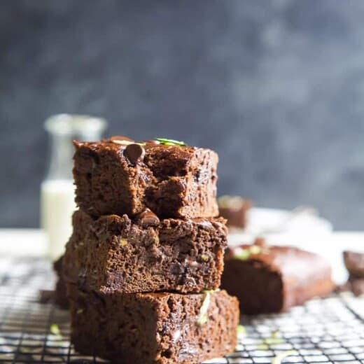 zucchini chocolate chip brownies