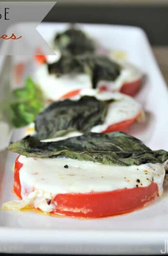 Image of Baked Caprese Tomatoes