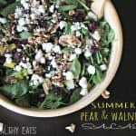 Summer Pear & Walnut Salad