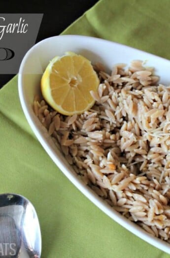 Image of Lemon Parmesan Garlic Orzo