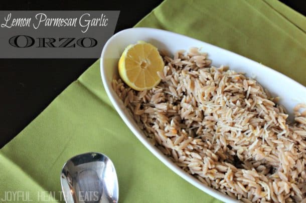 Image of Lemon Parmesan Garlic Orzo