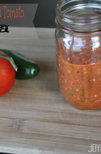 Homemade Roasted Tomato Salsa