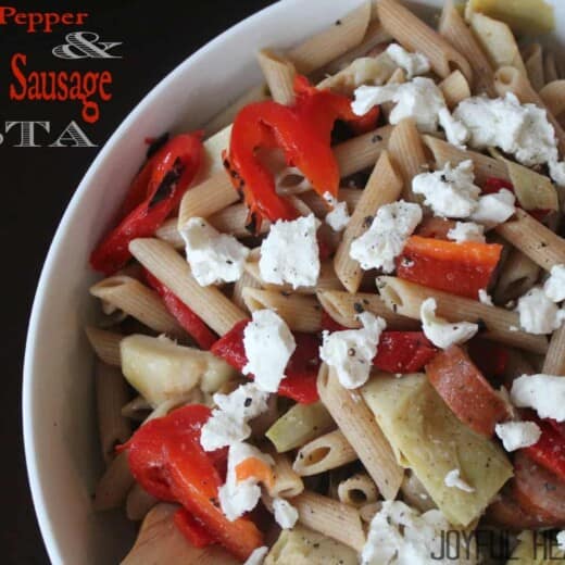 Image of Roasted Pepper & Chicken Sausage Pasta