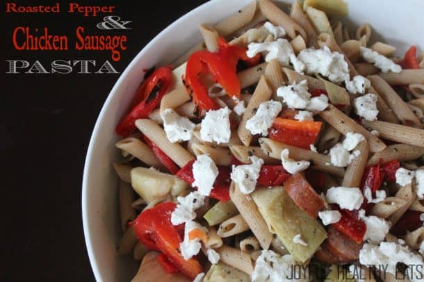 Image of Roasted Pepper & Chicken Sausage Pasta