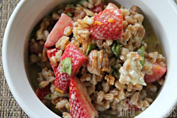 Farro & Strawberry Salad 5