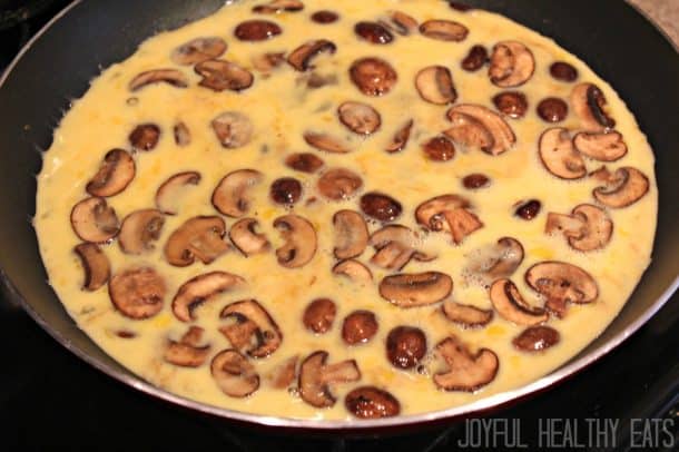 Mushroom & Cheese Frittata 2