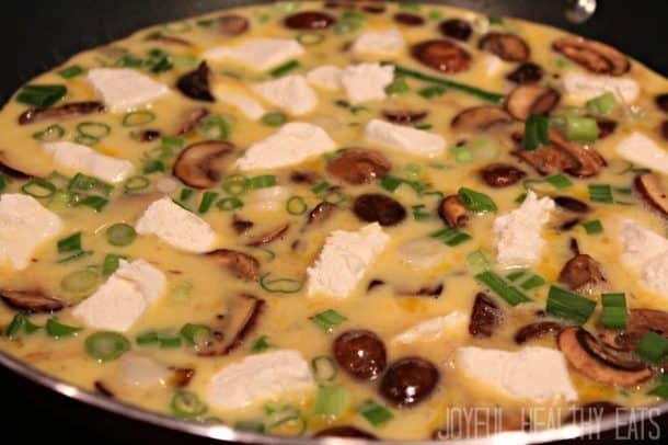 Mushroom & Cheese Frittata 3