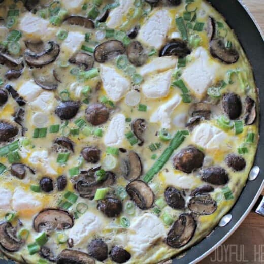 Image of Mushroom & Cheese Frittata