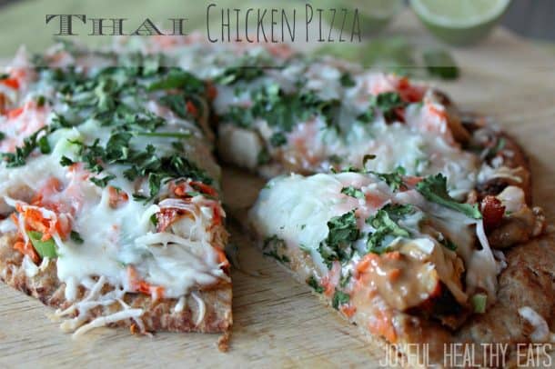 Thai Chicken Pizza 7