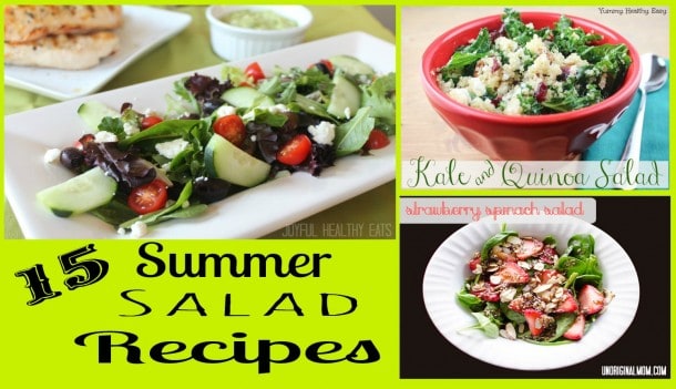 Summer Salad Recipe Roundup #saladrecipes