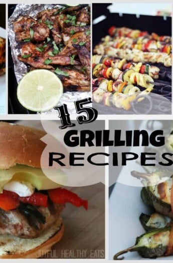 A Collage of Six Grilled Dishes on Plates and Tin Foil