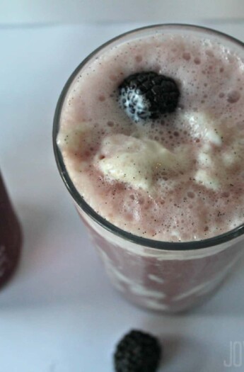 Blackberry Vanilla Bean Ice Cream Soda 7