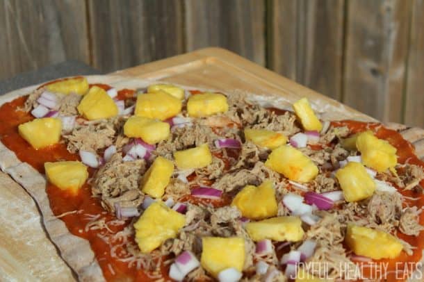 Hawaiian Pizza on the Grill 12