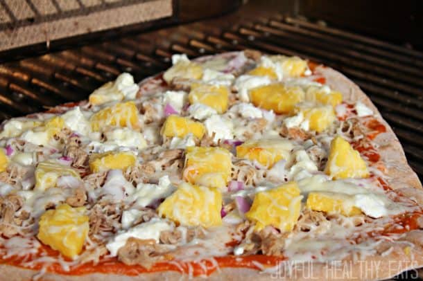 Hawaiian Pizza on the Grill 14