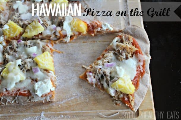 Hawaiian Pizza on the Grill 17