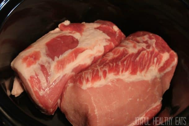 Image of Pork in a Slow Cooker