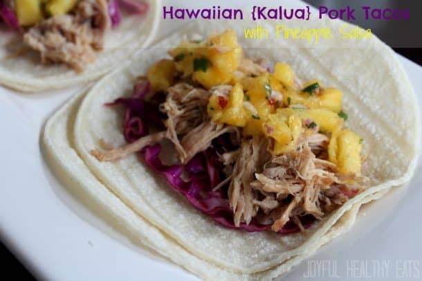 Title Image for Hawaiian Pork Tacos with Pineapple Salsa 