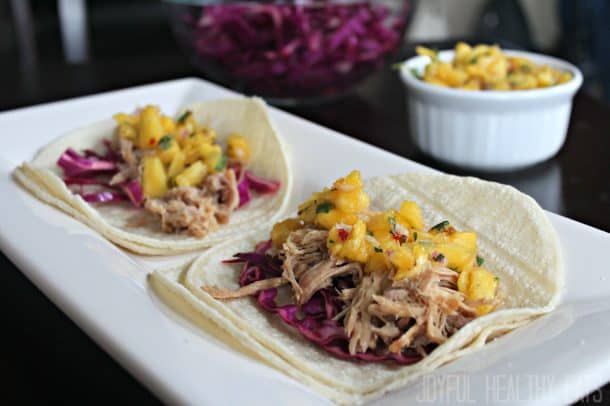 Image of Hawaiian Pork Tacos with Pineapple Salsa