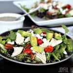 Avocado Chicken Salad #healthysalad #lightsalad