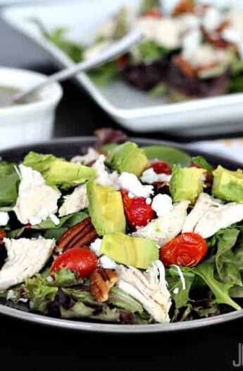 Avocado Chicken Salad #healthysalad #lightsalad