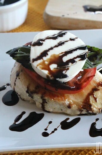 Image of Caprese Chicken with Balsamic Reduction