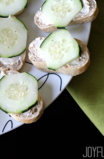 Cucumber Sandwiches #easyappetizers #cucumber