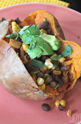 Tex-Mex Stuffed Sweet Potato #sweetpotato #texmex #vegetarian