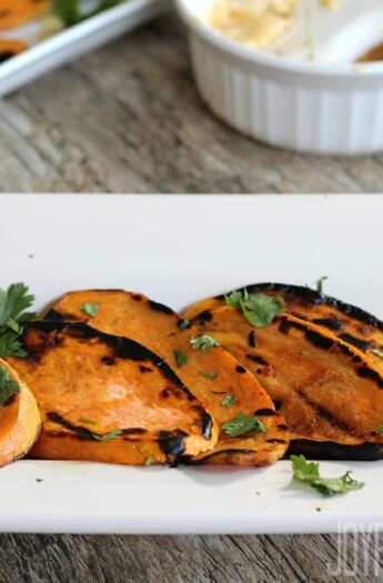 Grilled Sweet Potatoes #grillrecipes #heatlhysidedishes #sweetpotato