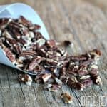 A cone of Candied Pecans.