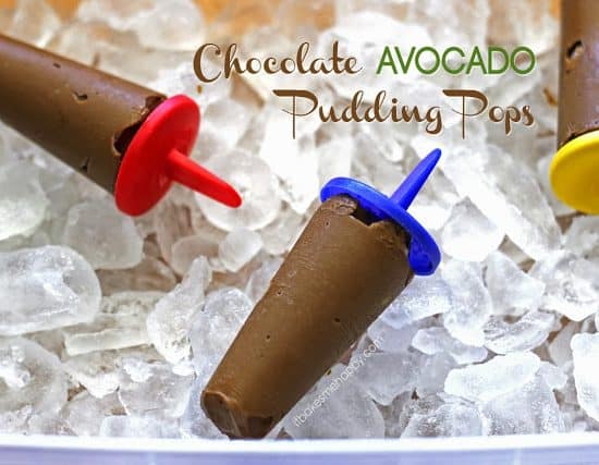 Chocolate Avocado Pudding Popsicles Image