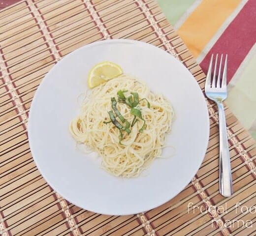 Image of Light & Easy Garlic Lemon Pasta For Two