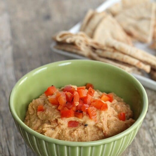 Roasted Red Pepper Hummus 12
