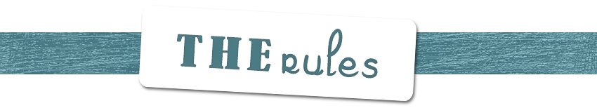 Green and white text image for The Rules
