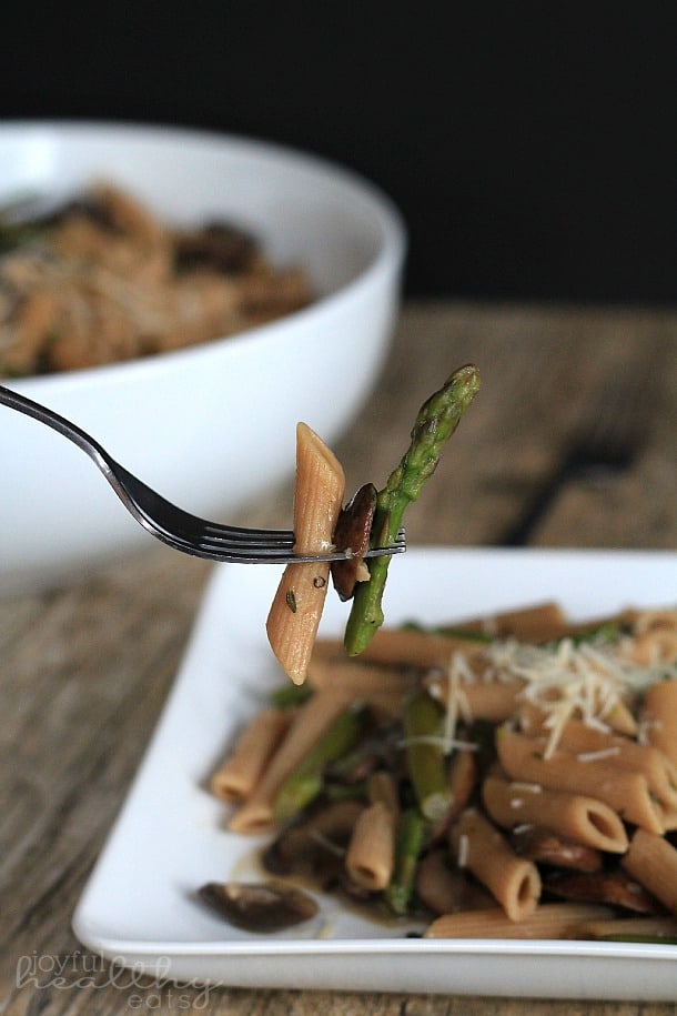 Asparagus & Mushroom Pasta 5